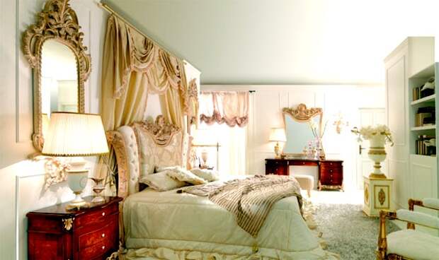 Французский стиль интерьера спальня