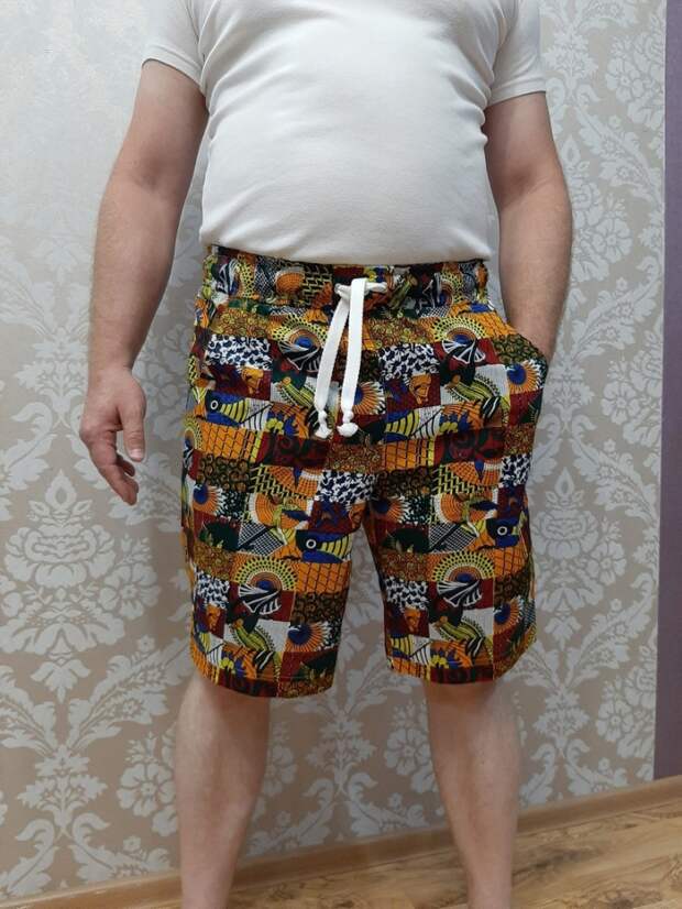 выкройка шортов для мужчин