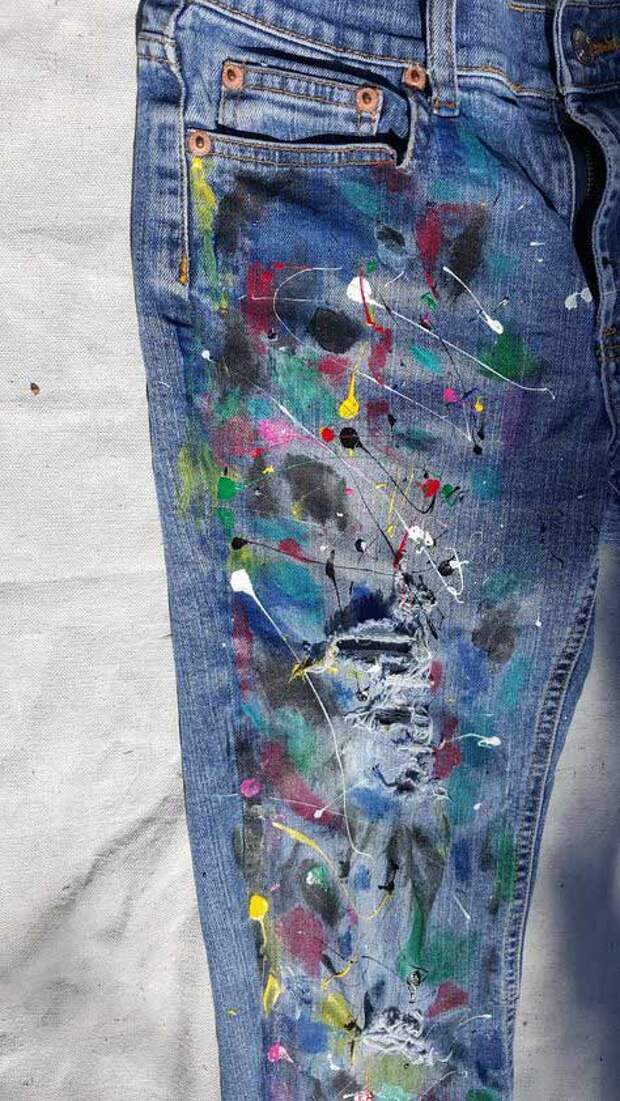 Как превратить старые джинсы в новые