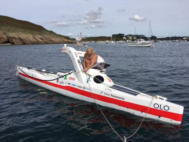 Pensioner, 70, successfully crosses the Atlantic in a