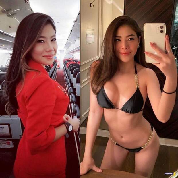 Раздеваем стюардесс! ✈️ - 4 Раздеваем стюардесс! ✈️ - 4
