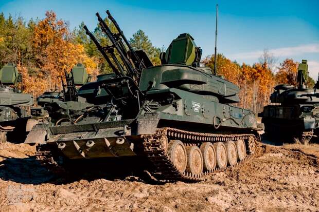 Украинская нацгвардия получила 16 улучшенных ЗСУ-23-4М-А1 «Шилка»