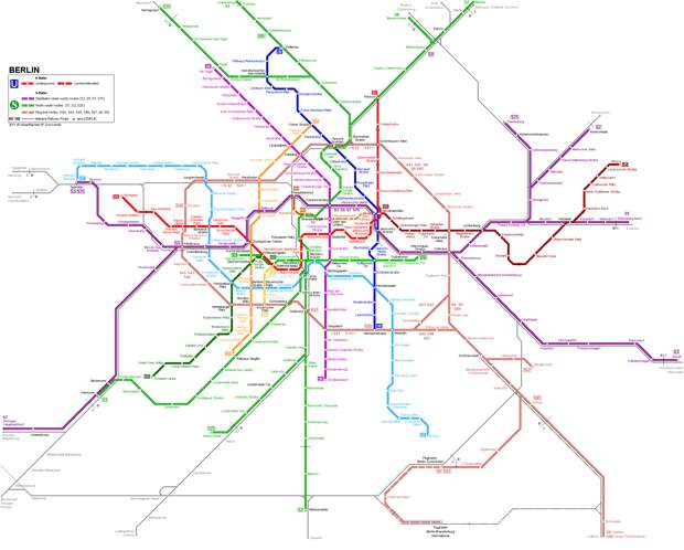 15 самых сложных схем метрополитена на этой планете