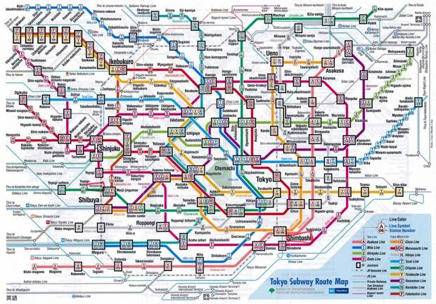 15 самых сложных схем метрополитена на этой планете