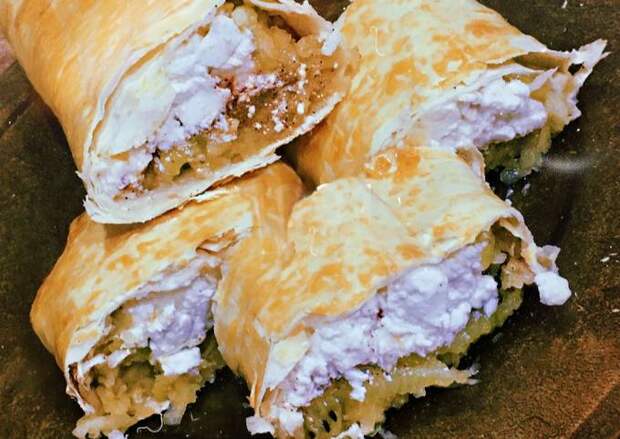 Низкокалорийные десерты из творога, яблок и лаваша: рецепты приготовления