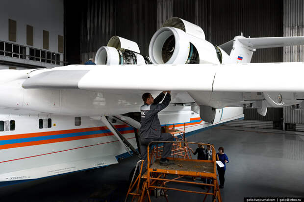 Производство самолётов-амфибий Бе-200ЧС в Таганроге