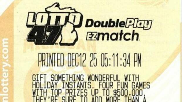 Тот самый лотерейный билет / Фото предоставлено лотереей штата Мичиган