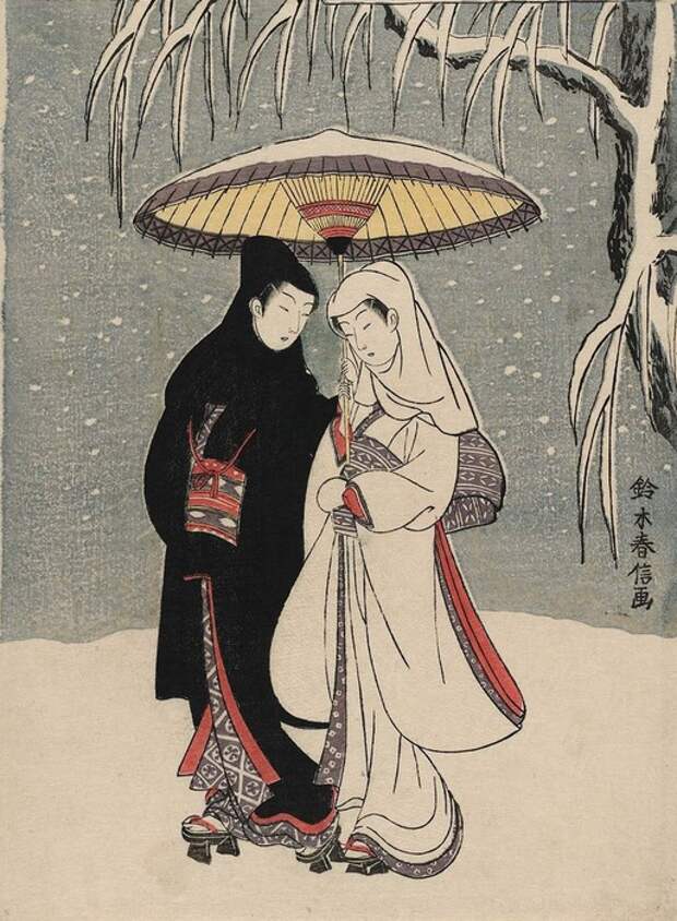 Довольно просто понимание любви не мешало японцам красиво ухаживать за японками.