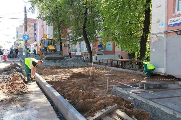По программе «Пешеходный Ижевск» отремонтируют тротуар на улице Советской