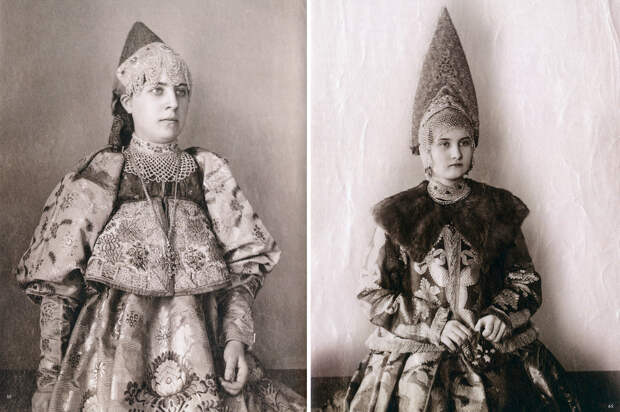 Народные женские костюмы разных губерний Российской Империи (ФОТО)
