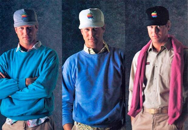 Фотография: Оказывается, без Стива Джобса в 1980-е годы Apple продавала одежду №5 - BigPicture.ru
