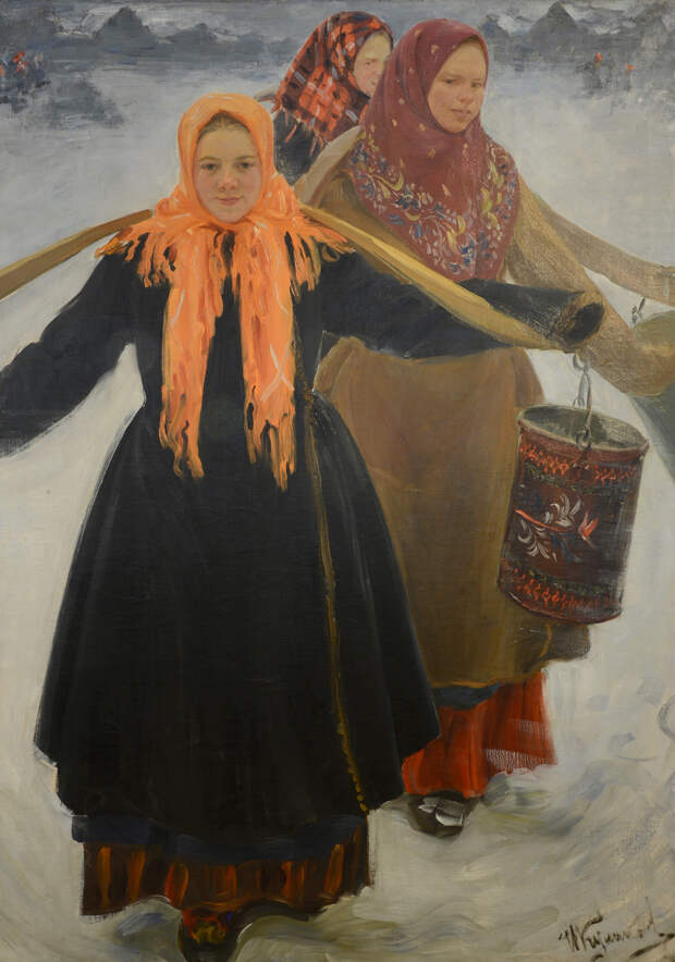 Иван Куликов, «За водой», 1904 год