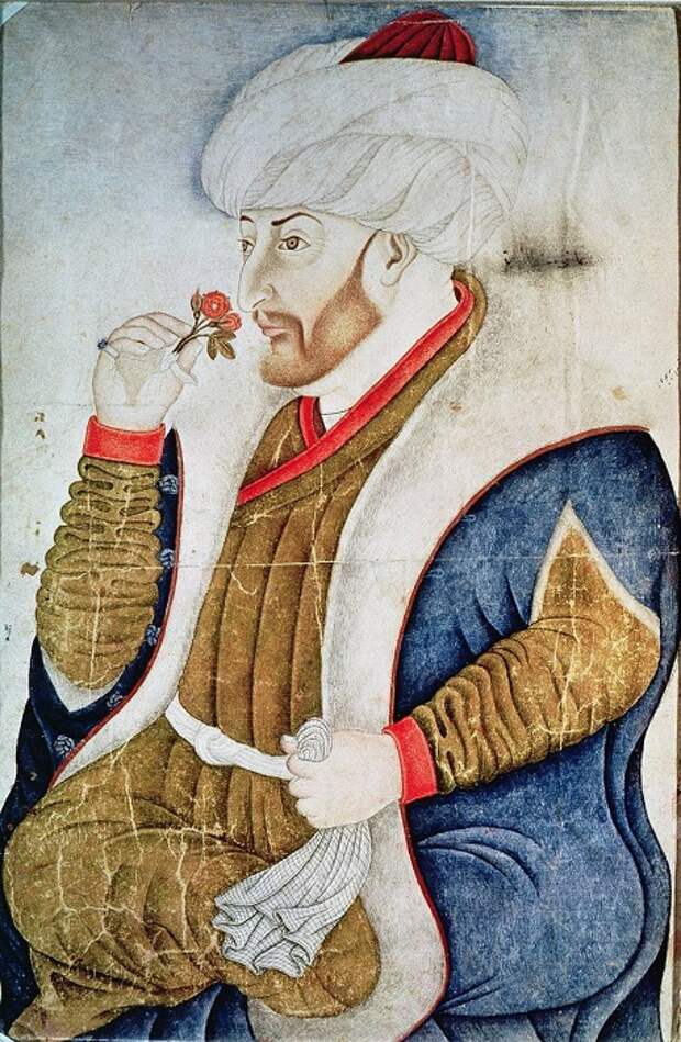 Портрет Мехмеда Завоевателя, противника Влада Цепеша.