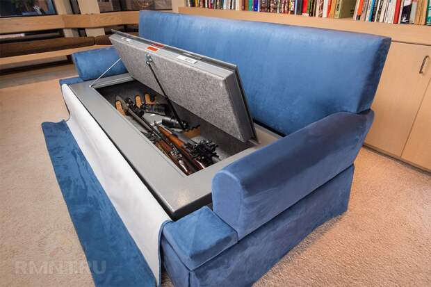 Оружейный сейф в диване