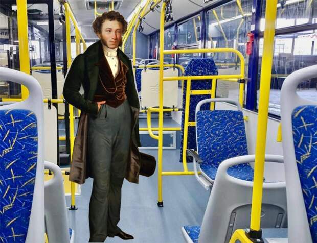 В астраханских автобусах сегодня звучат произведения Александра Пушкина