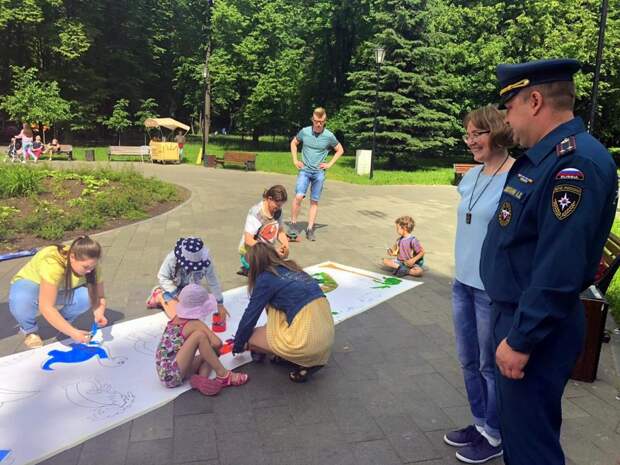 Конкурс рисунков в Лефортовском парке