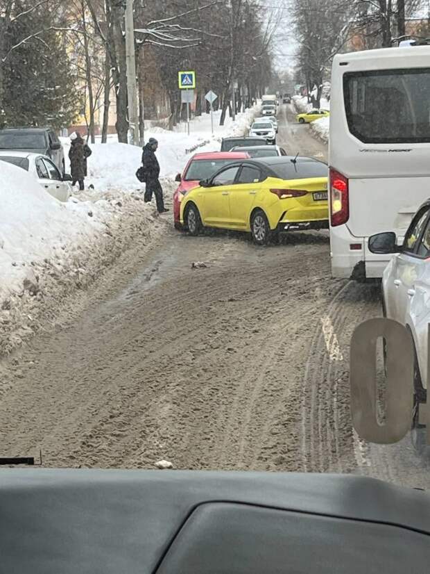 ДТП остановило движение на улице Шухова в Туле