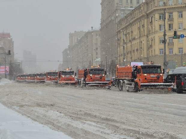 В центре Москвы перекрыли движение