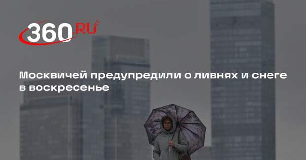 Синоптик Тишковец: в Москве 26 апреля ожидаются ливни и мокрый снег