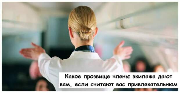 Какое прозвище члены экипажа дают вам, если считают вас привлекательным