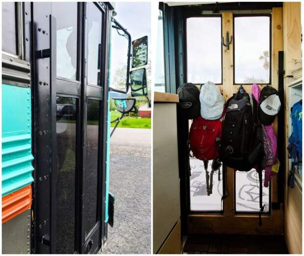 Как автобус, который стал домом для семьи из 6 человек, четырех кошек и собаки