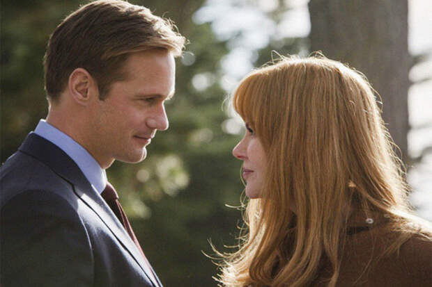 Актриса Кидман пожаловалась на Скарсгарда, съевшего фалафель перед сценой поцелуя