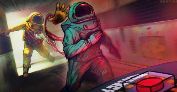 Among Us - Фанатский короткометражный хоррор по игре Among Us