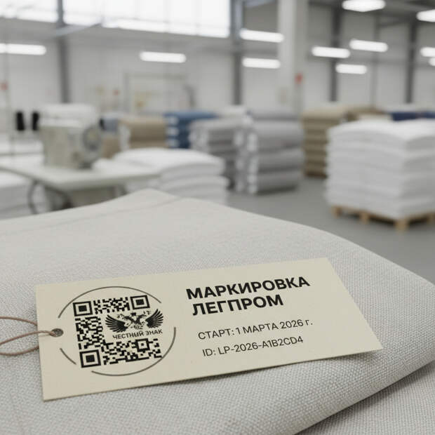 Четвертая волна маркировки легкой промышленности стартует в России с 1 марта 2026 года