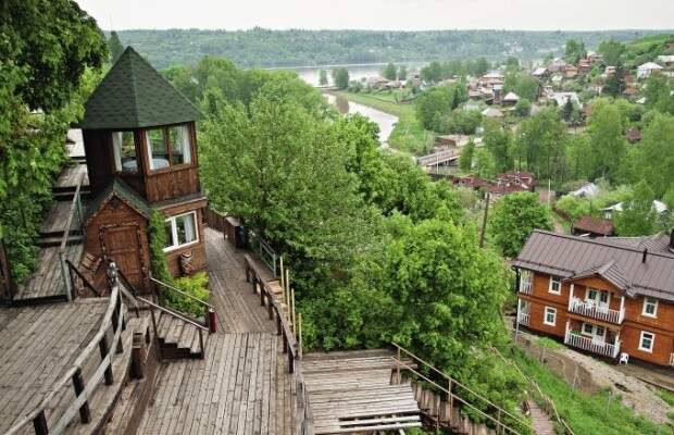 Давайте глянем не на город, а на село... например на Плёс Города России, факты, фото