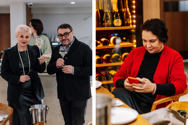 Александра Гречко, «Лесинвест» (слева), Армен Багиров, коммерческий директор «Сноба» / Дарья Трубецкая,«Галс-Девелопмент»