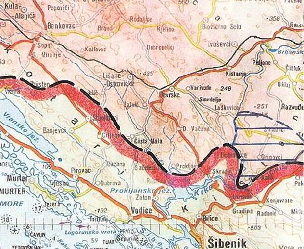 Республика сербская краина карта