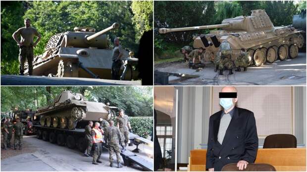 Немецкий пенсионер пошел под суд за то, что прятал на своем участке танк