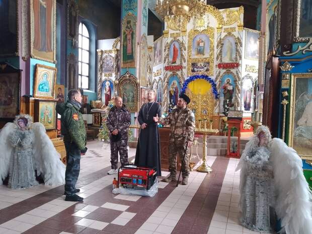 Казаки Адыгеи привезли гуманитарный груз в Запорожье