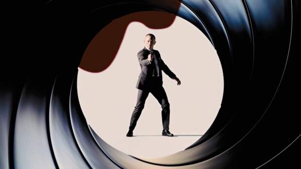 James Bond gun barrel into