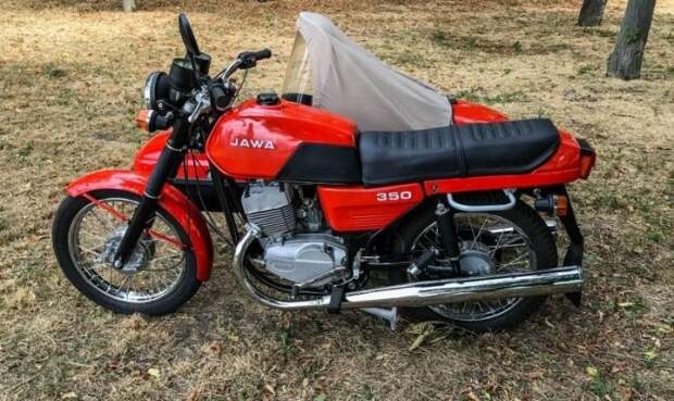 Jawa-350 с коляской 1990 года выпуска после реставрации