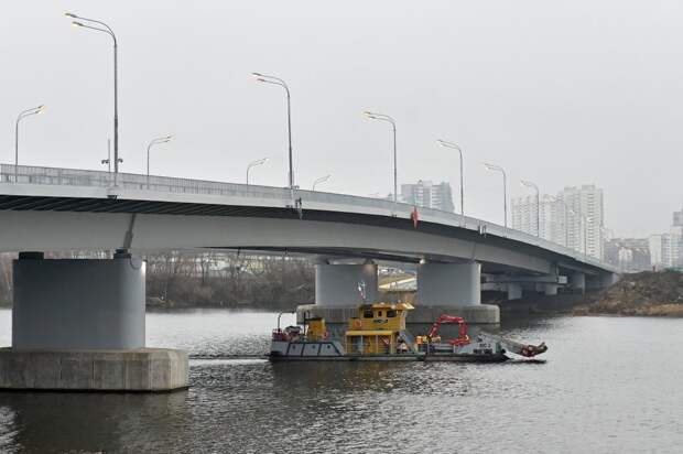 Мост через Кожуховский затон. Фото: stroi.mos.ru