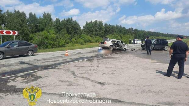 Место ДТП / Фото: прокуратура Новосибирской области