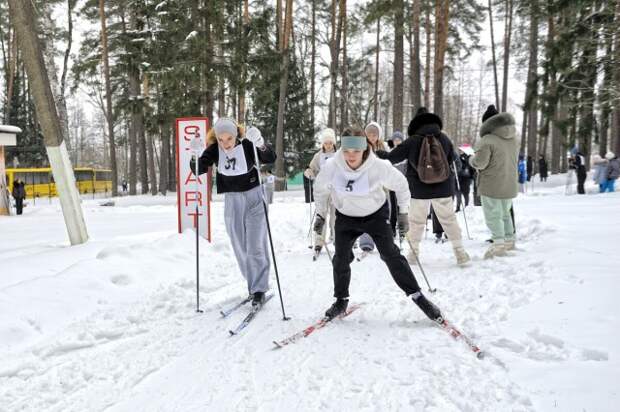 Школьнікі раёна падзельнічалі лыжных гонках.