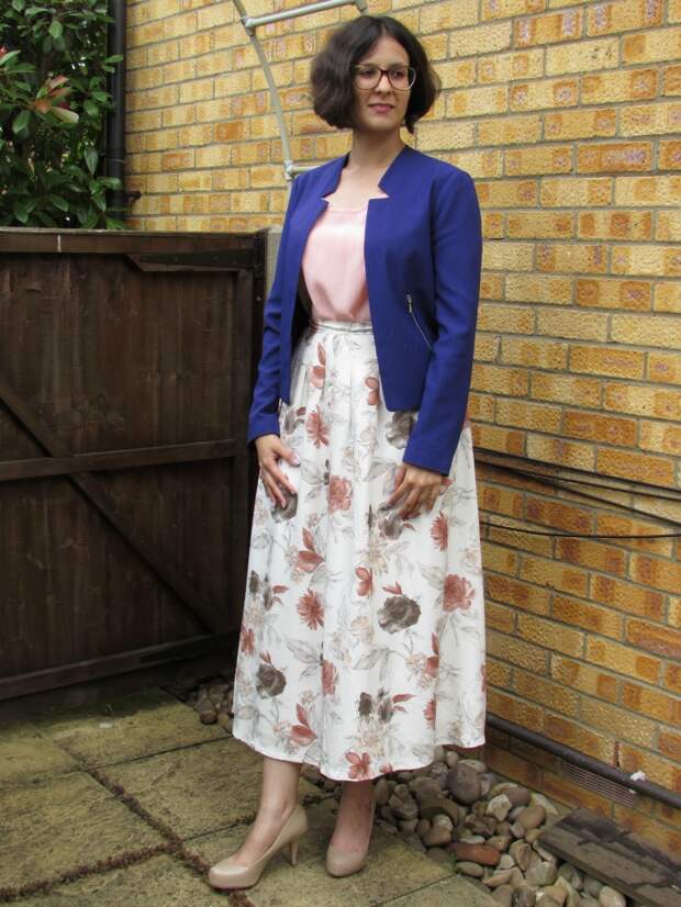Blazer and a maxi skirt Blazer and a maxi skirt