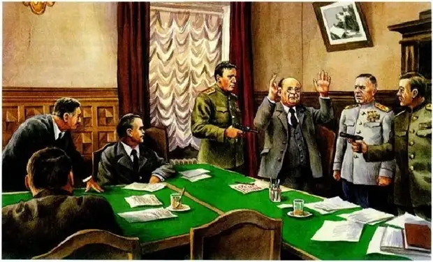 Арест Л.П. Берия в представлении современного художника