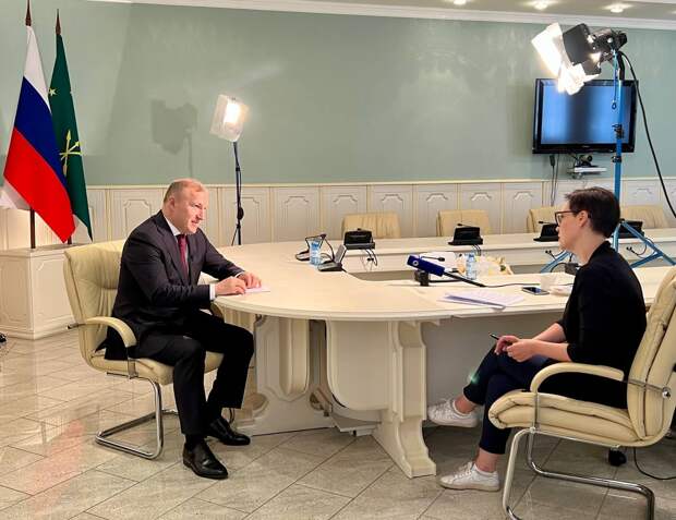 Мурат Кумпилов дал интервью Общественному Телевидению России (ОТР)