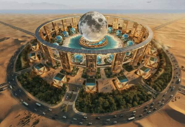 В космос на Земле: как будет выглядеть крупнейший в мире лунообразный аттракцион