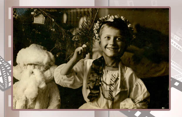Виктор Борцов в детстве.