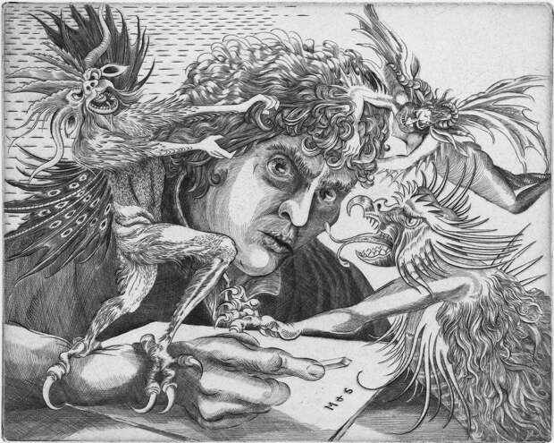 Evan Lindquist. Martin Schongauer Engraves St. Anthony