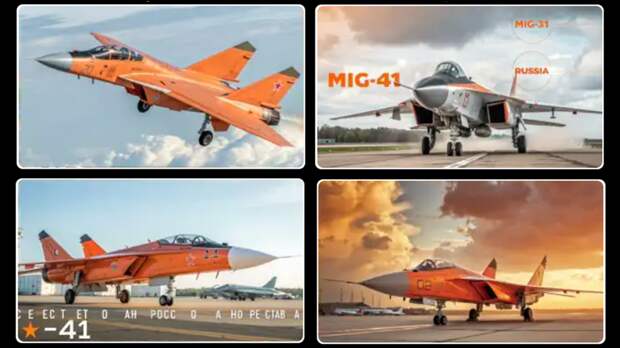 Возможно, это первый экспериментальный полет нового истребителя-перехватчика 6 поколения МиГ-41. Скриношты с видео.