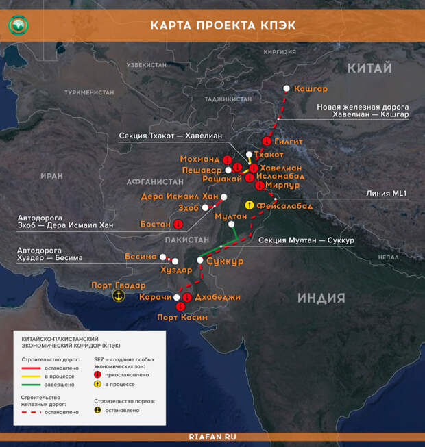 Китай пакистан экономический коридор