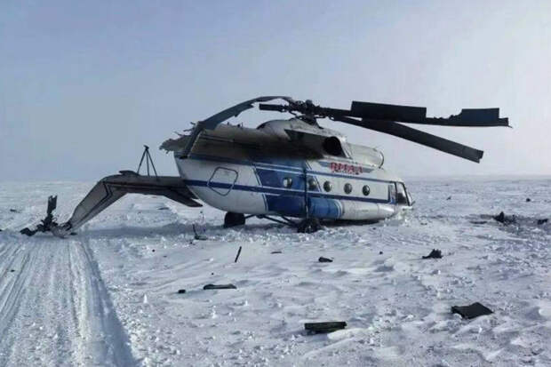 Росавиация: совершивший жесткую посадку в ЯНАО вертолет получил повреждения