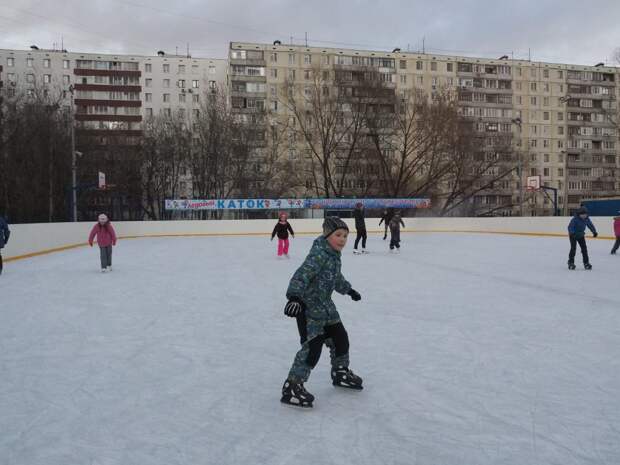 Катки в Алтуфьеве были отмечены на городском конкурсе Фото: Ирина Лаповок