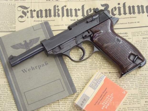 Пистолет Walther P38-17 фото- Пистолет Walther P38-17 фото-
