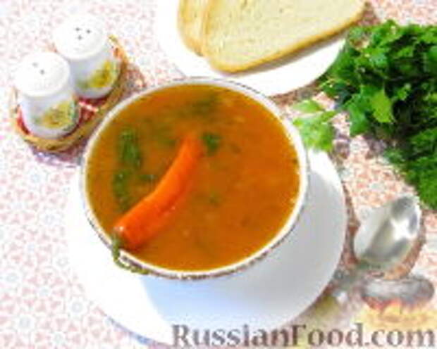 Фото к рецепту: Суп харчо